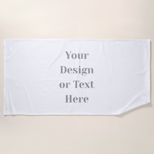 Customizable Your Design or Text Here Personalized Strandlaken (Voorkant)