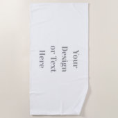 Customizable Your Design or Text Here Personalized Strandlaken (Voorkant)