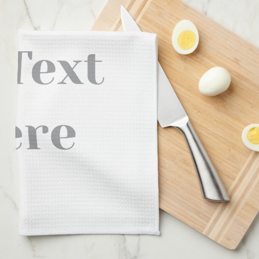 Customizable Your Design or Text Here Personalized Theedoek (Quarter Fold)