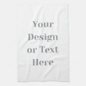 Customizable Your Design or Text Here Personalized Theedoek (Verticaal)