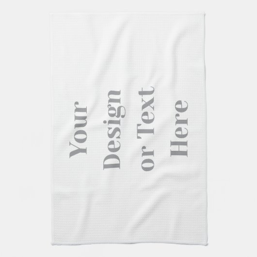 Customizable Your Design or Text Here Personalized Theedoek (Verticaal)