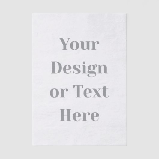 Customizable Your Design or Text Here Personalized Tissuepapier (Voorkant)