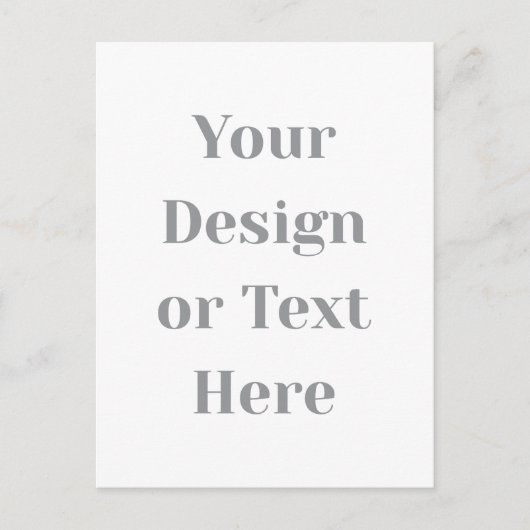 Customizable Your Design or Text Here Personalized Uitnodiging Briefkaart (Voorkant)