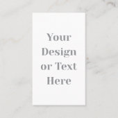 Customizable Your Design or Text Here Personalized Visitekaartje (Voorkant)
