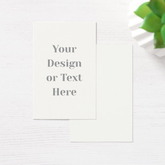 Customizable Your Design or Text Here Personalized Visitekaartje (Bureau)
