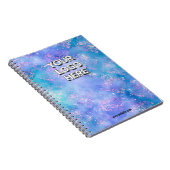 Customizable Your Logo Here Notitieboek (Rechterzijde)