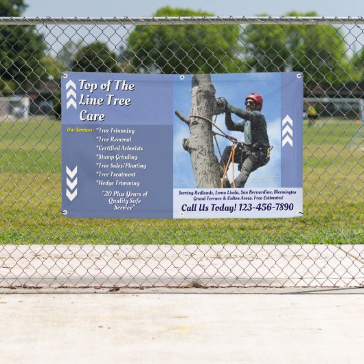 Customize Arborist Tree Service Business Promo Spandoek (Insitu)