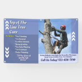 Customize Arborist Tree Service Business Promo Spandoek (Horizontaal)