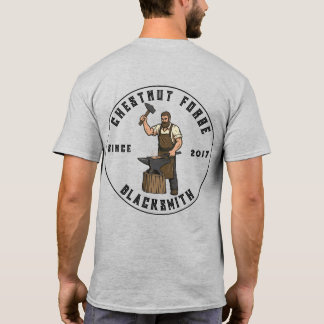 Customize Blacksmith Forge Ironworks Shop Business T-shirt