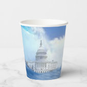 Customize Blue Wave Election 2026 Papieren Bekers (Achterkant)