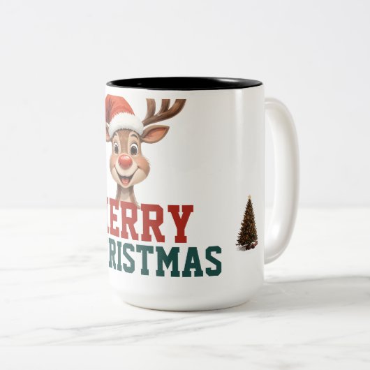 Customize Christmas mug gift (Devant droit)
