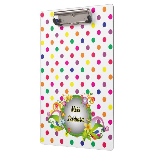 Customize Colorful Dots Klembord (Links)