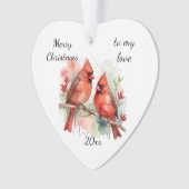 Customize Dated Cardinal to my Love (devant)
