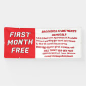 Customize Detailed Apartments For Rent First Month Spandoek (Horizontaal)