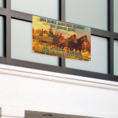 Customize Farm Fall Harvest Horse Drawn Wagon Ride Spandoek (Buitenkant Gebouw)