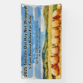 Customize Farm Round Bale Hay For Sale Spandoek (Verticaal)