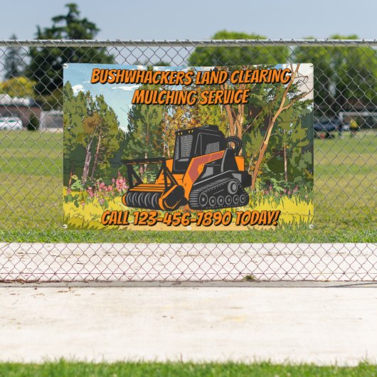 Customize Land Clearing Mulching Service Business Spandoek (Insitu)