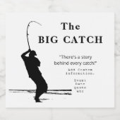 Customize Me - Klassieke visser Mousserende Wijn L Sparkling Wijnetiket (Enkel label)