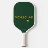 Customize Mom Squad Pickleball Cute Cool Name Gift Pickleball Paddle (Achterkant)