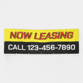 Customize Now Leasing Large Spandoek (Horizontaal)