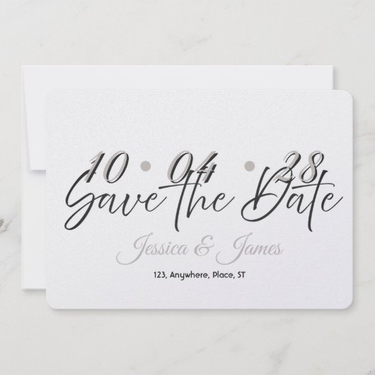 Customize  Personalized Save the Date (Devant)