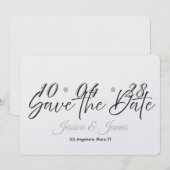 Customize  Personalized Save the Date (Devant / Derrière)