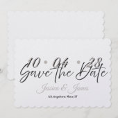 Customize  Personalized Save the Date (Devant / Derrière)