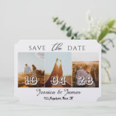 Customize Photo Personalized Save the Date (Debout devant)