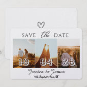 Customize Photo Personalized Save the Date (Devant / Derrière)
