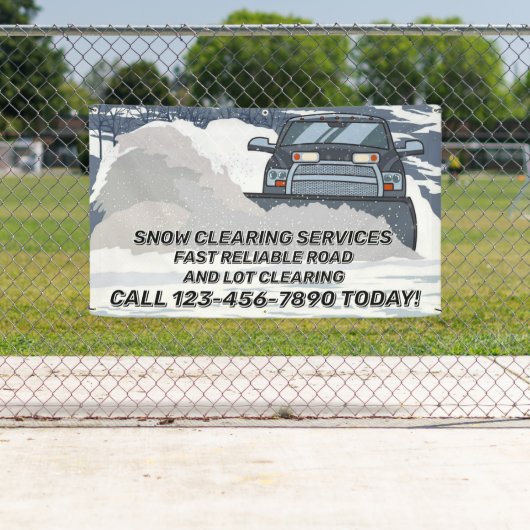 Customize Snow Clearing Plow Business Spandoek (Insitu)