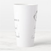 Customize the names, initials and phrase Love Coff Latte Mok (Voorkant)