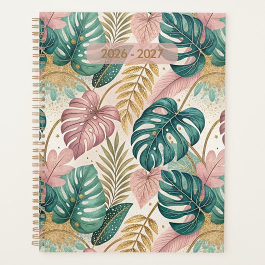 Customize Tropical Monsteras Boho (Devant)