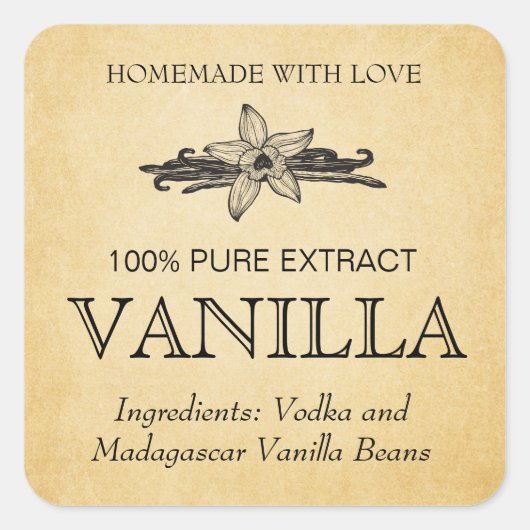 Customize Vanilla Extract label VE005_04sqcu (Voorkant)