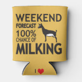 Customize Weekend Forecast Nigeriaanse Dwerggeit Blikjeskoeler (Voorkant)