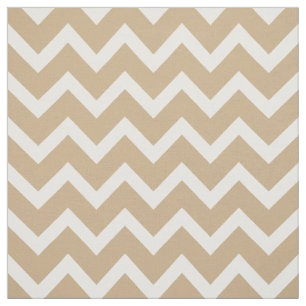Customize your own beige white chevron pattern stof