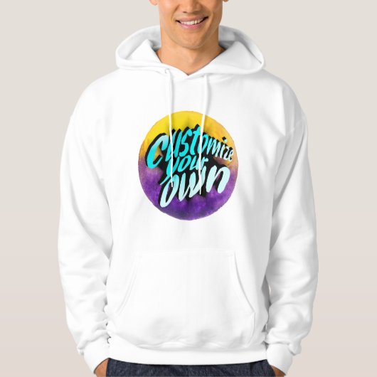Customize Your Own – Personalized Design Template Hoodie (Voorkant)
