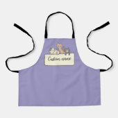 Customized Apron kids, Apron with Name Schort (Voorkant)
