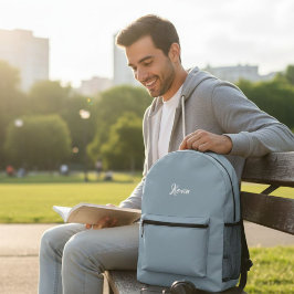 Customized backpack with initials of the name bedrukte rugzak