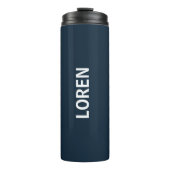 Customized blu Thermal Bottle, school gifts Thermosbeker (Voorkant)