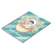 Customized Cat Notebook Journal for Student Writer (Côté gauche)