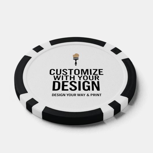 Customized Company Branded Custom Personalized  Poker Chips (Enkel)