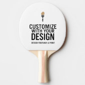 Customized Company Branded Custom Personalized Tafeltennisbatje (Voorkant)