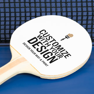 Customized Company Branded Custom Personalized Tafeltennisbatje