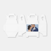 Customized Couple Wedding Photo Bedankdoosjes (Uitgevouwen)