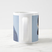 Customized Couple Wedding Photo Extra Grote Beker (Achterkant)