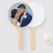 Customized Couple Wedding Photo Handwaaier (Voorkant en achterkant)