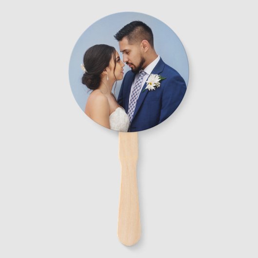 Customized Couple Wedding Photo Handwaaier (Voorkant)