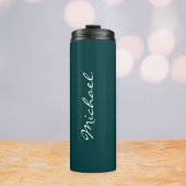 Customized Green Thermal Bottle, teacher gift Thermosbeker