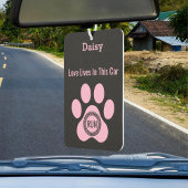 Customized Modern Daisy’s Paw Dog Love Funny Giftn Luchtverfrisser