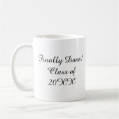 Customized mug with personalized text (Gauche)